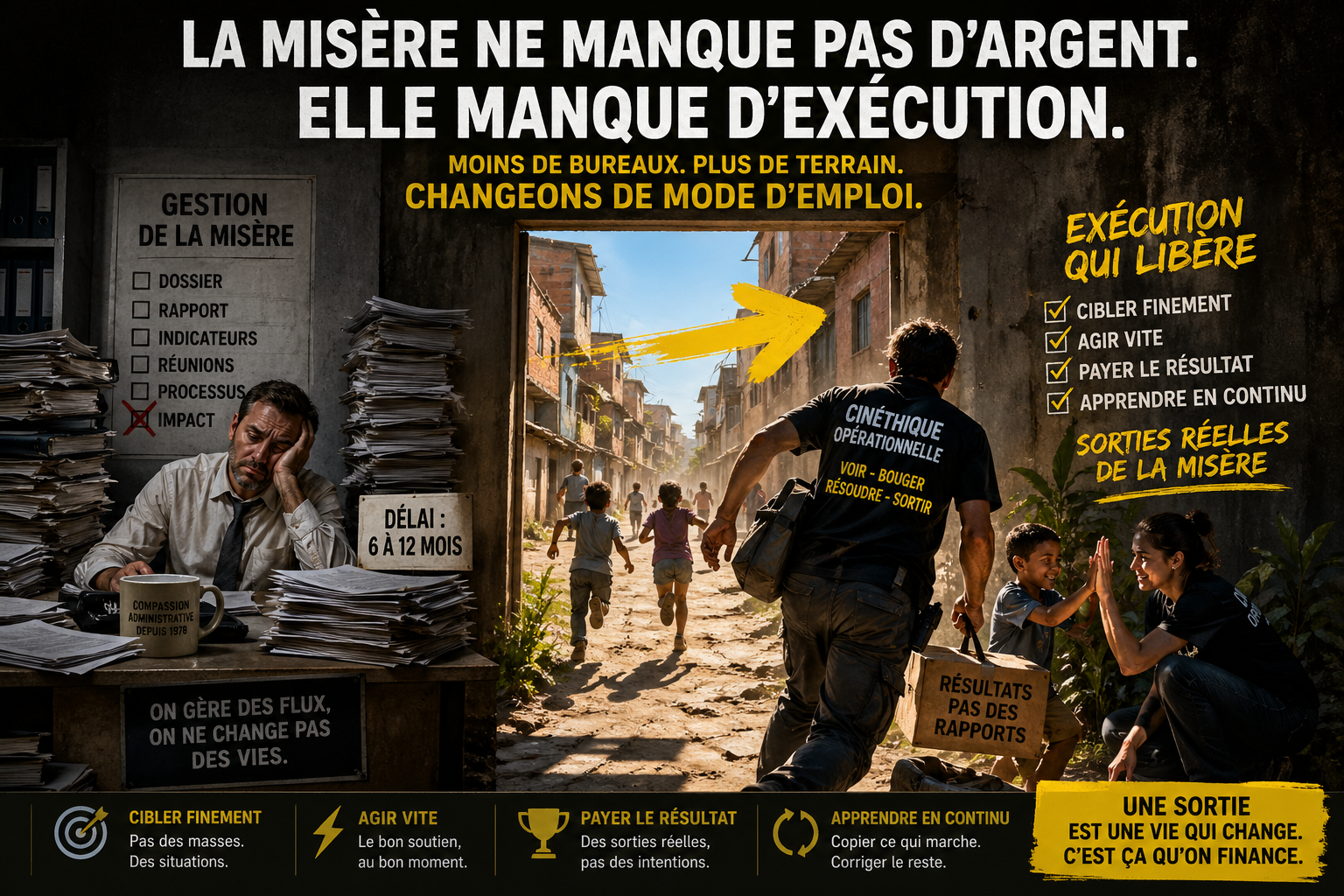 La misère : on a déjà l’argent. Il manque juste le mode d’emploi.